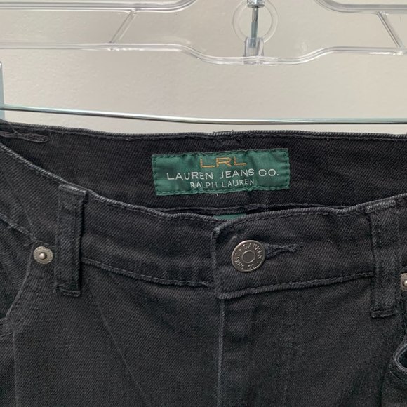 LRL RALPH LAUREN black slim jeans - Picture 7 of 11